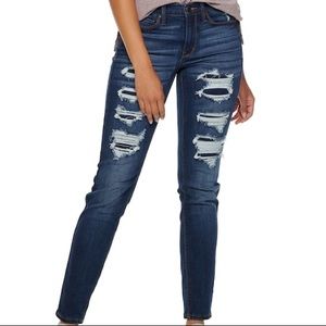 Mudd Flx stretch ripped skinny jeans